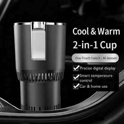 Premium 2-in-1 Car Beverage Cooler and Warmer with Secure Tracked Global Shipping
