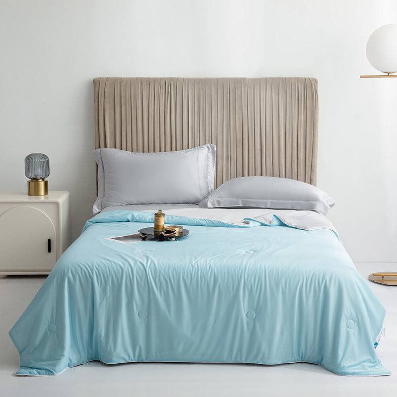 Minimalist Cooling Summer Quilt | Luxury Breathable Bedding