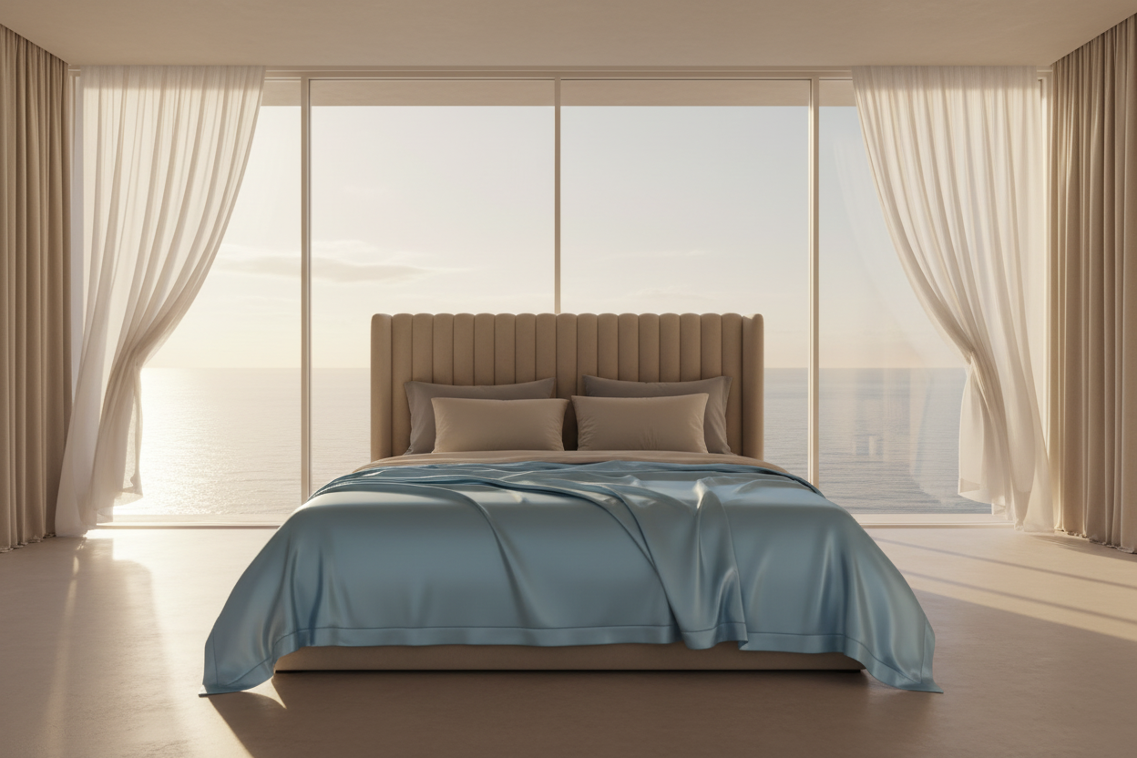 Minimalist Cooling Summer Quilt | Luxury Breathable Bedding