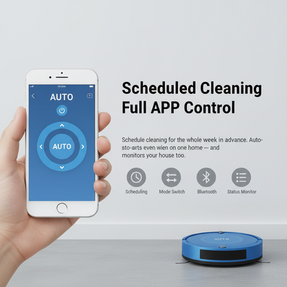 AeroClean Pro | 3-in-1 Intelligent Sweeping & Mopping Robot Vacuum