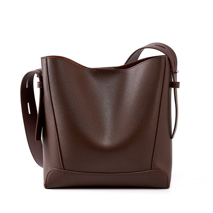 Ladies' genuine leather shoulder bag