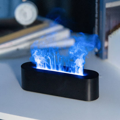 Serene Hearth | 3D Flame Simulation Aroma Diffuser & Humidifier