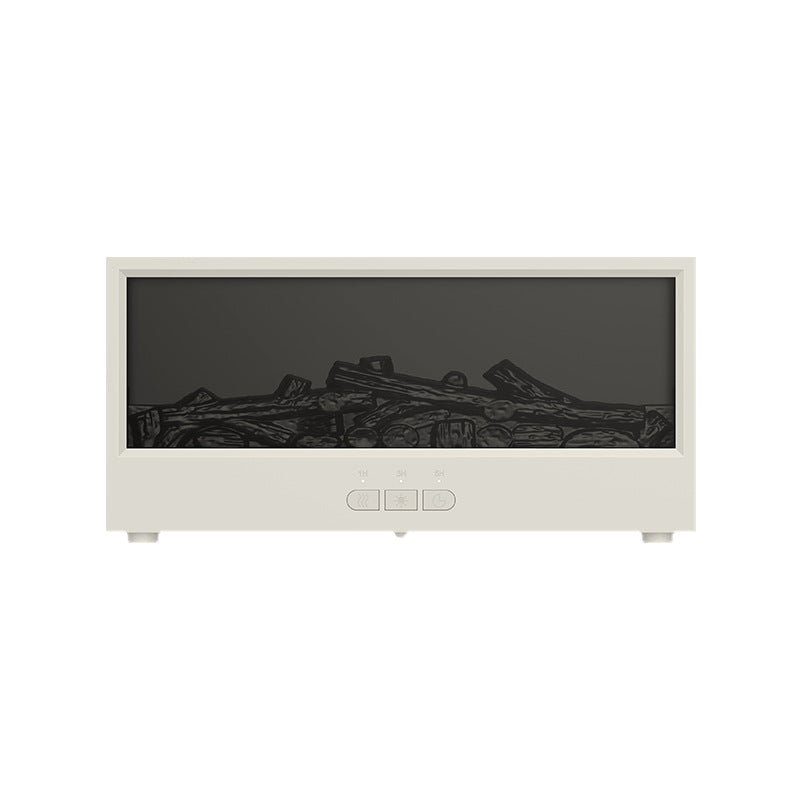 Serene Hearth | 3D Flame Simulation Aroma Diffuser & Humidifier