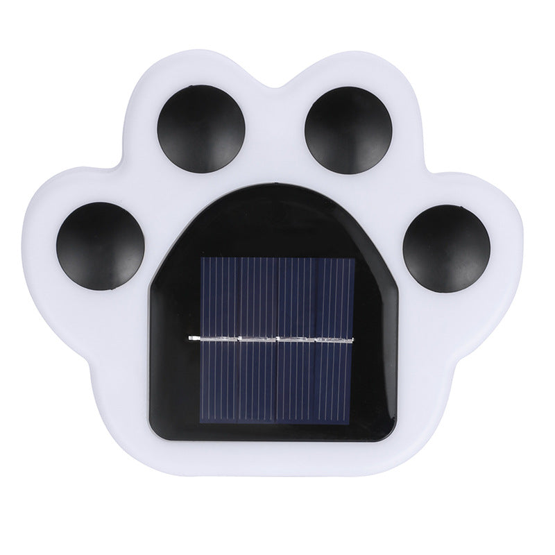 Solar Paw Print Garden Lights - Waterproof LED Decorative Pathway Lights (Auto On/Off)