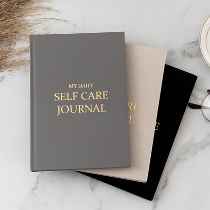 The Eternal Gratitude Journal: Premium A5 Gold-Edged Undated Self-Care Planner & Reflection Notebook (Luxury Fabric Edition)