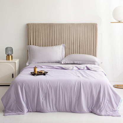 Minimalist Cooling Summer Quilt | Luxury Breathable Bedding