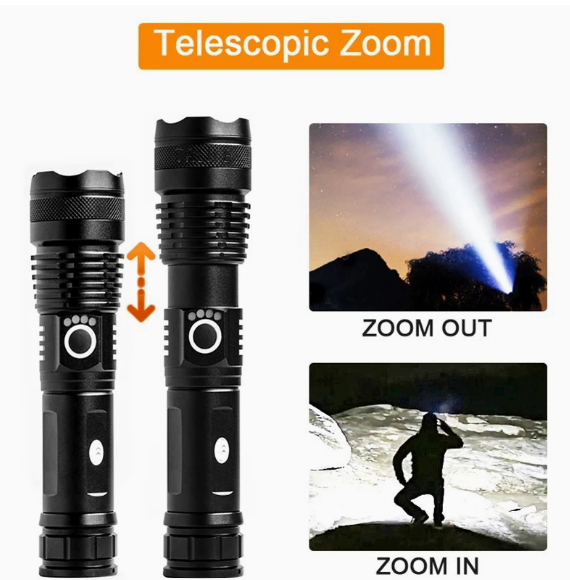 Lumina Pro P70 | High-Intensity Tactical Flashlight (Power Cell Ready)